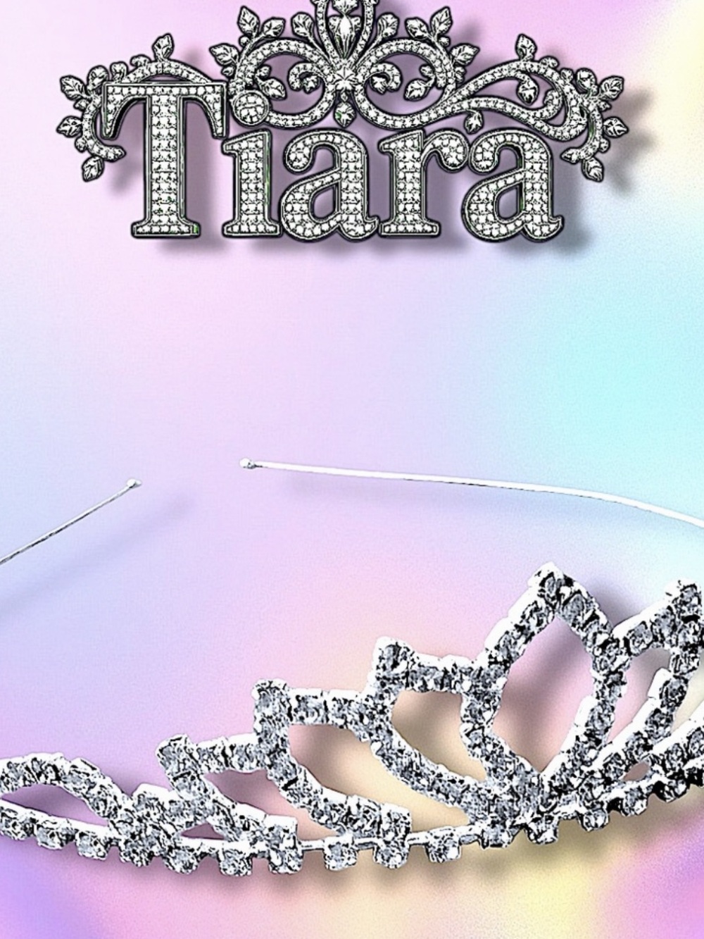 Silver Rhinestone Tiara - New with Tags